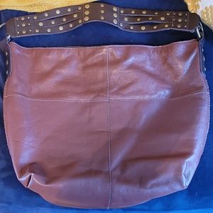 ❤❤❤Lucky Brand Vintage inspired leather tote bag. Large size